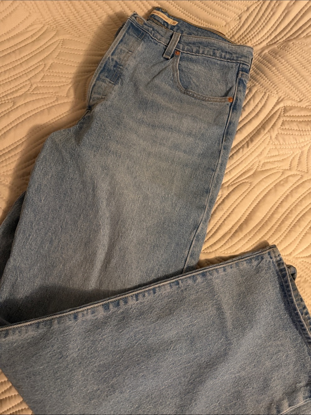 Levi's Light Blue Straight-Wide Leg women’s jeans